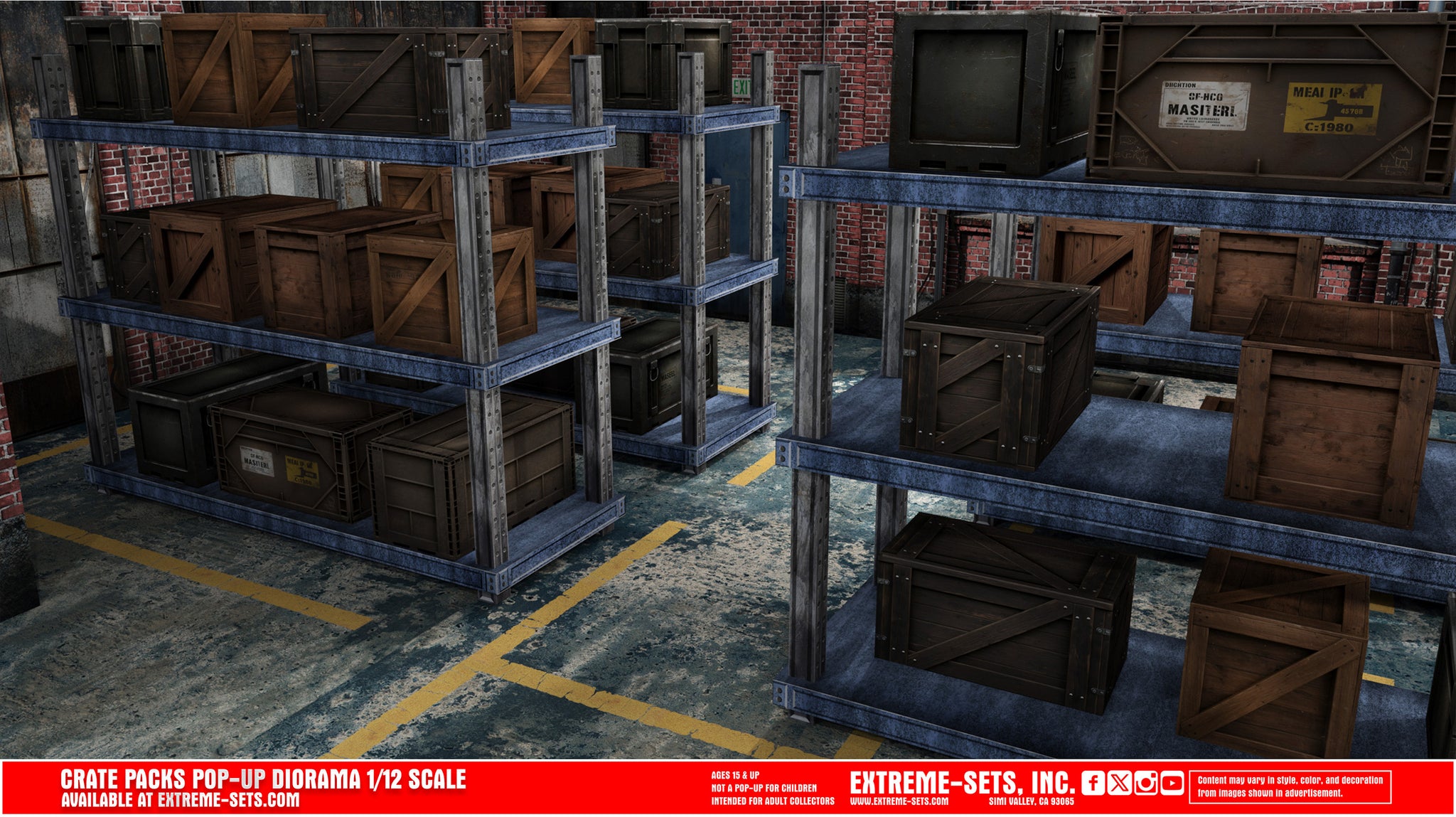 Wooden Pack Pop-Up Diorama 1/12 – Extreme-Sets