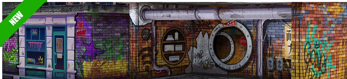 Animated Sewer Tower Pop-Up Diorama 1/12