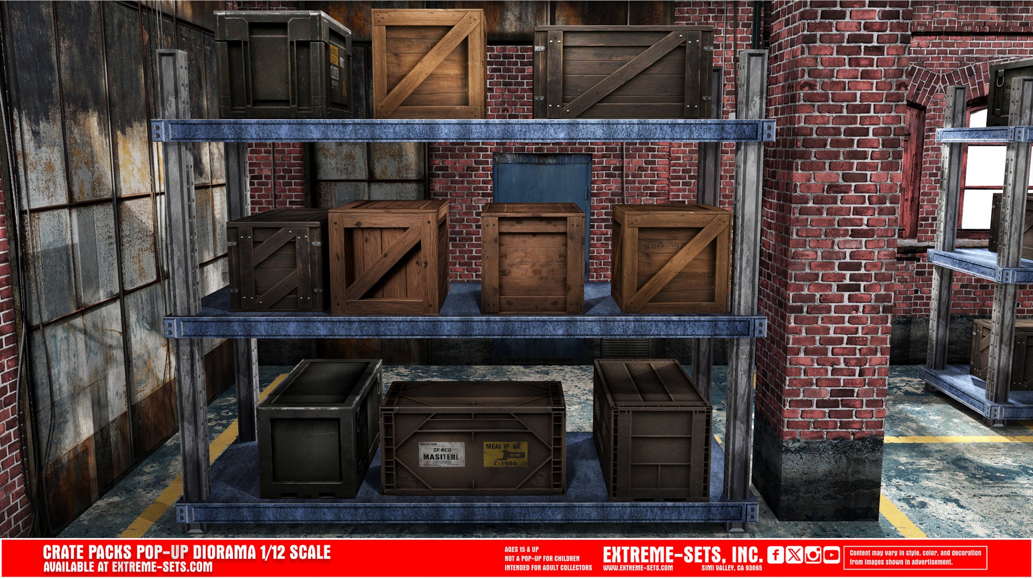 Wooden Pack Pop-Up Diorama 1/12 – Extreme-Sets