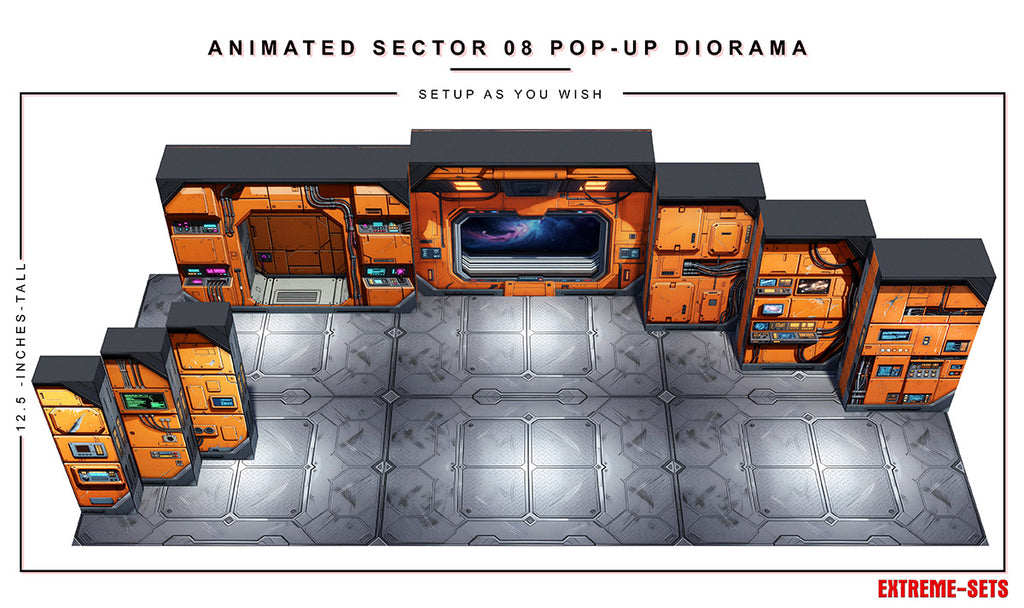 Animated Sector 08 Pop-Up Diorama 1/12 – Extreme-Sets