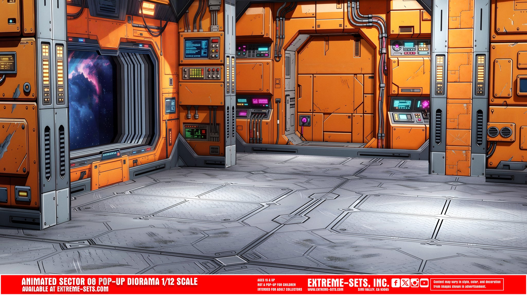 Animated Sector 08 Pop-Up Diorama 1/12 – Extreme-Sets