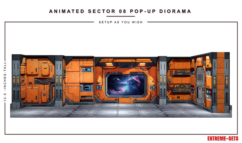 Animated Sector 08 Pop-Up Diorama 1/12 – Extreme-Sets