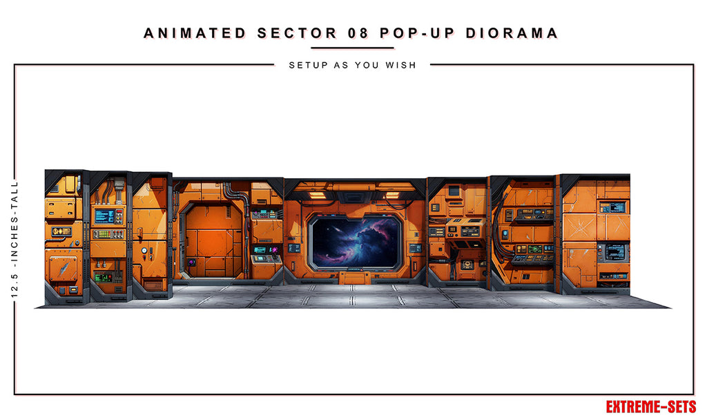 Animated Sector 08 Pop-Up Diorama 1/12 – Extreme-Sets