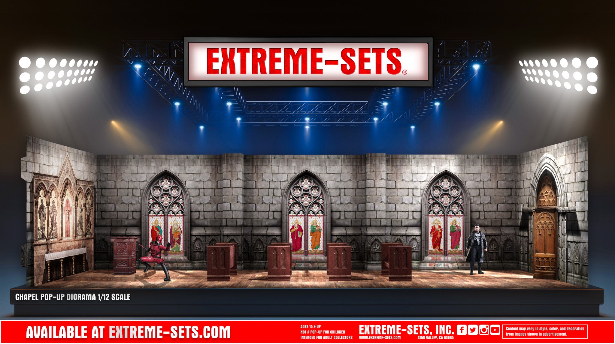 Chapel Pop-Up Diorama 1/12 – Extreme-Sets