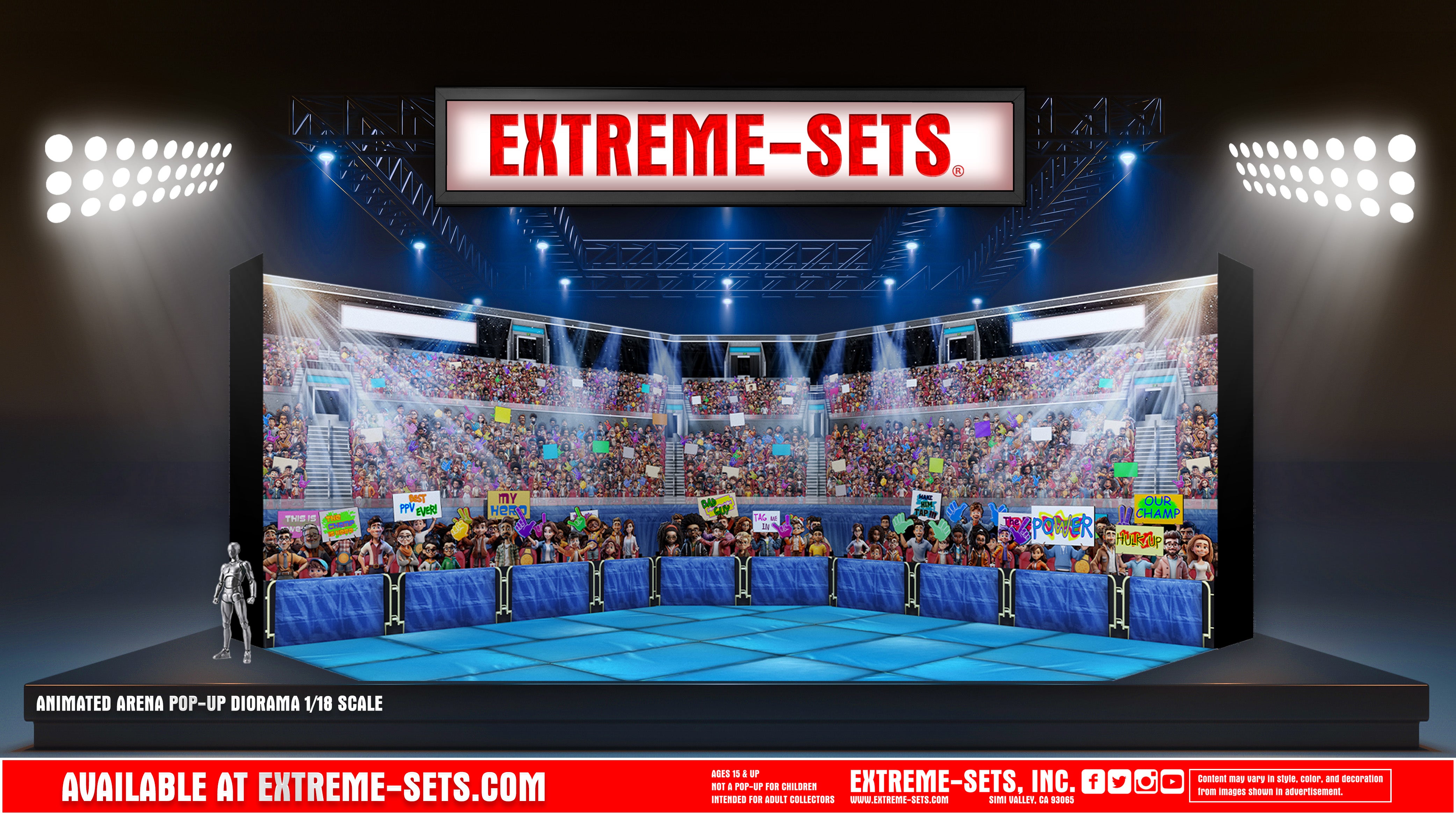 x2 Animated Arena Package Deal 1/18 – Extreme-Sets