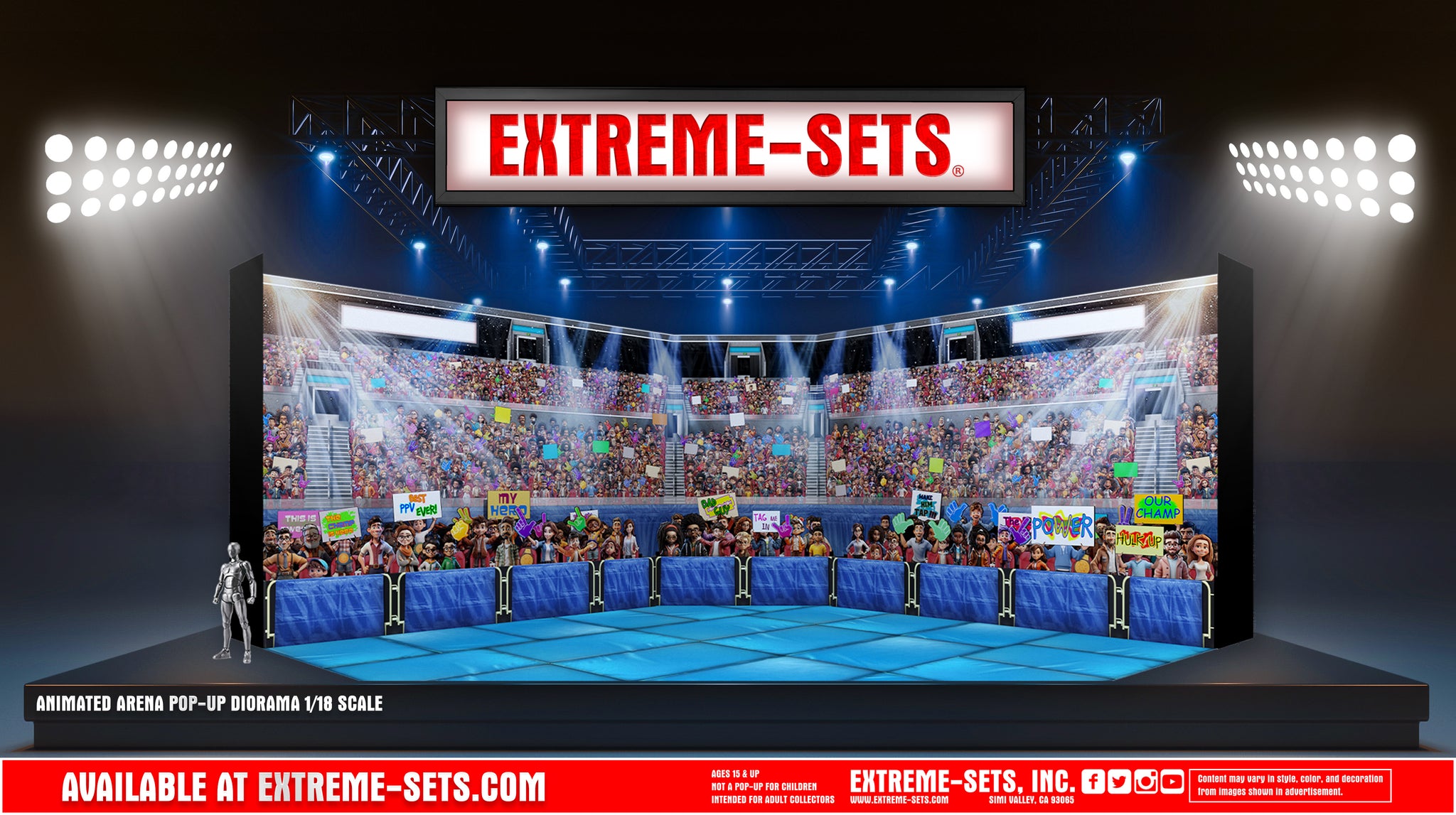 x2 Animated Arena Package Deal 1/18 – Extreme-Sets