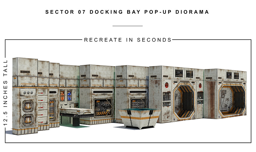 Sector 07 Docking Bay Pop-Up Diorama 1/12 – Extreme-Sets
