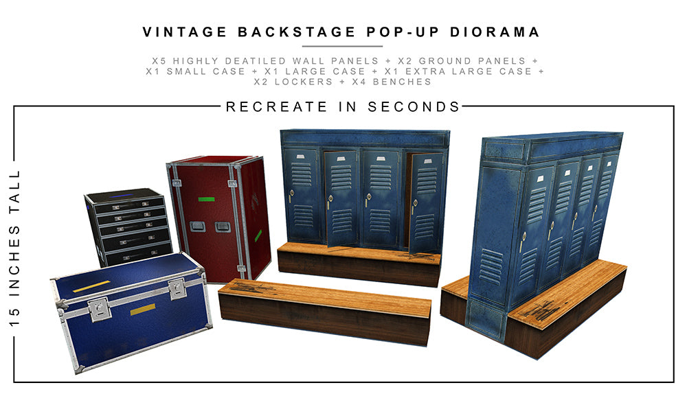 Supreme Backstage Pop-Up 1:12 Scale Diorama