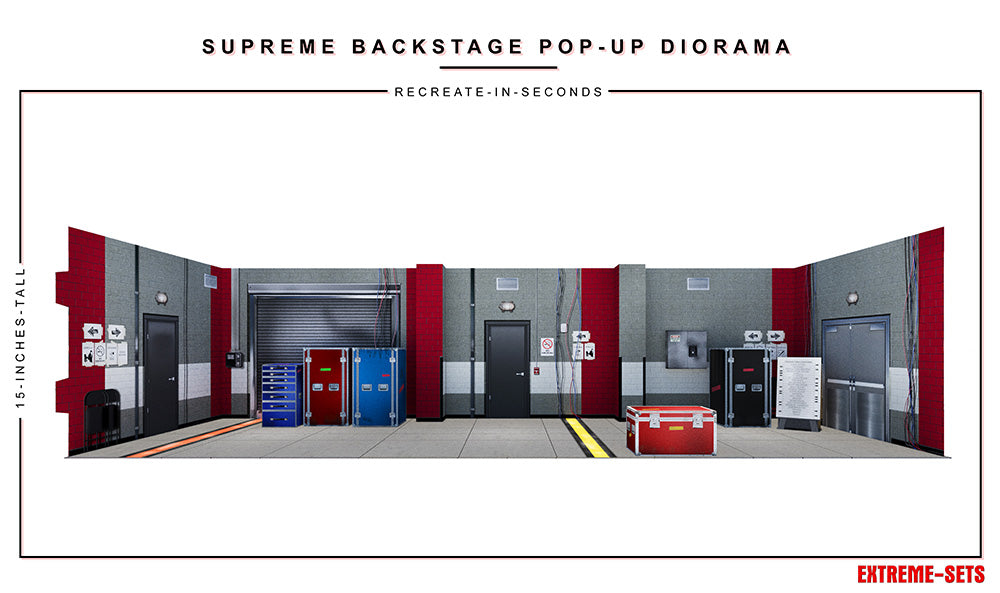 Extreme Sets - Supreme Backstage Pop Up 1/12 Diorama
