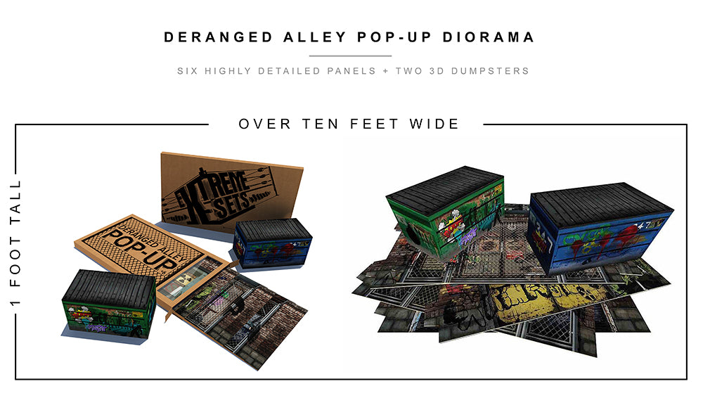 Deranged Alley Pop-Up Diorama 1/12 – Extreme-Sets
