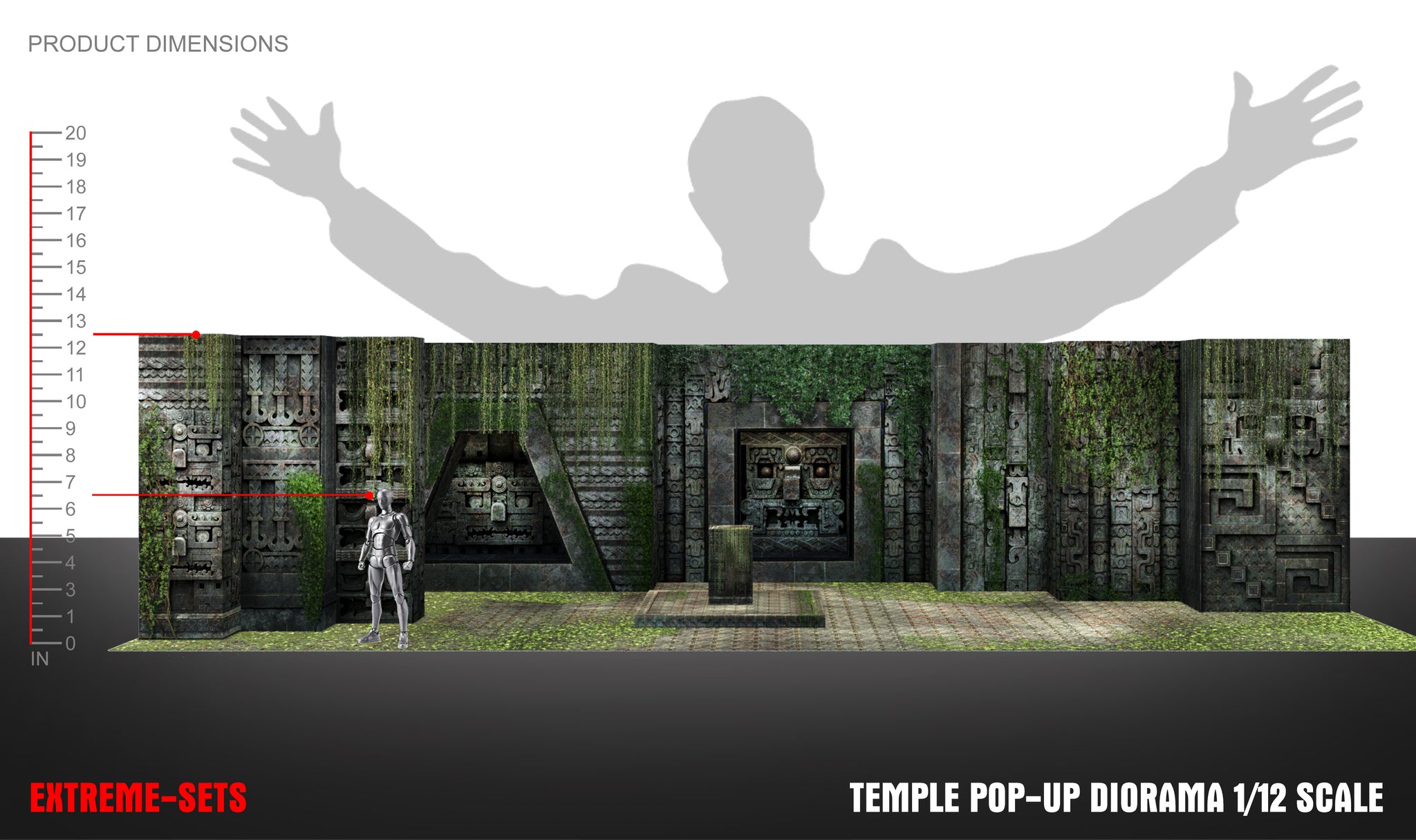Temple Pop-Up Diorama 1/12 – Extreme-Sets
