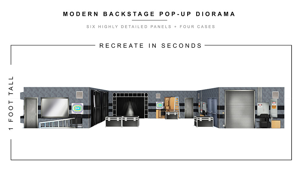 Extreme Sets - Supreme Backstage Pop Up 1/12 Diorama