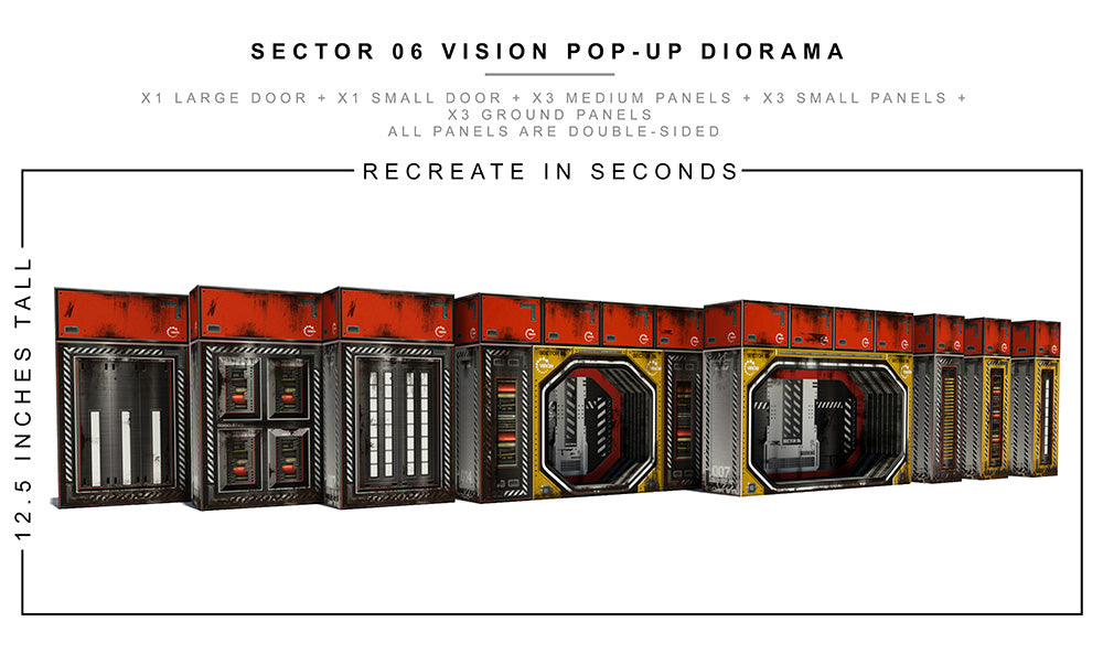 Sector 06 Vision Pop-Up Diorama 1/12 – Extreme-Sets