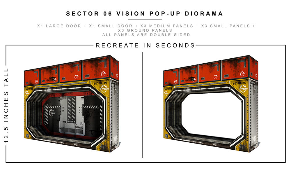 Sector 06 Vision Pop-Up Diorama 1/12 – Extreme-Sets